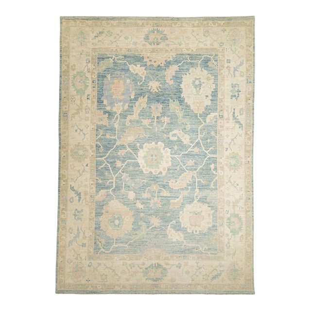 Oushak Rug 9'9" x 13'9" For Sale