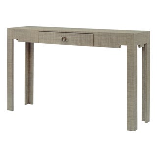 Century Furniture Charleston Console Table, French Grey For Sale