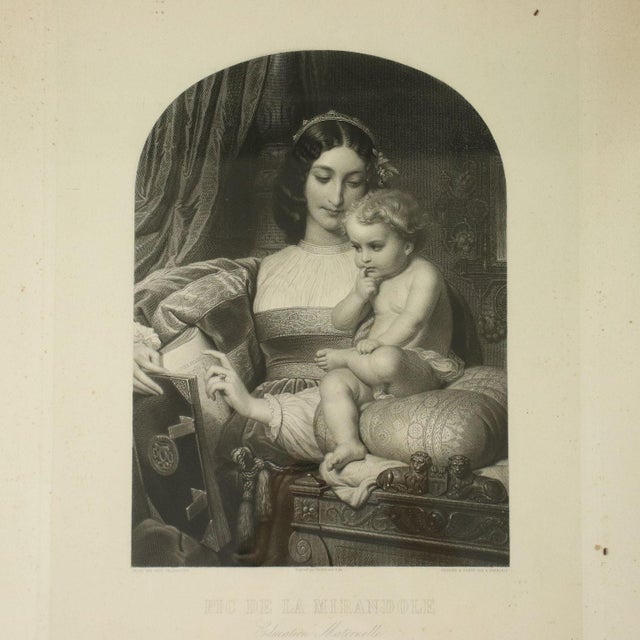 Figurative Scenes, 19th Century, Engravings, Framed, Set of 4 For Sale - Image 8 of 14