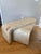 Mid-Century Modern 1970s Waterfall Style Folding Swivel Goatskin Mosaic Coffee Table Manner of Karl Springer For Sale - Image 3 of 12