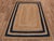 2'x3'Ft. Navy Blue Jute Braided Rectangle Boho Chic Rug For Sale - Image 6 of 9