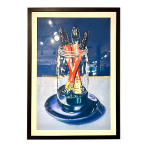 Jean-Claude Langer "Paint Brushes" Pastel on Paper