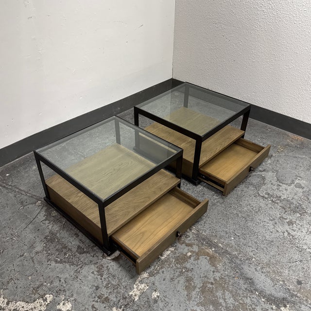 Brown Four Hands Carlson Bunching Side Tables, Pair For Sale - Image 8 of 12