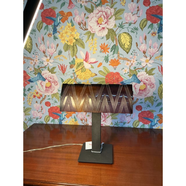 Mid 20th Century Daum Purple & Orange Lamp For Sale In Dallas - Image 6 of 7