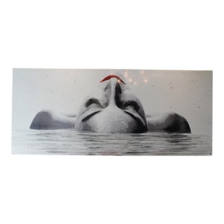 Alex Turco Artwork Emerge 84" X 36" For Sale