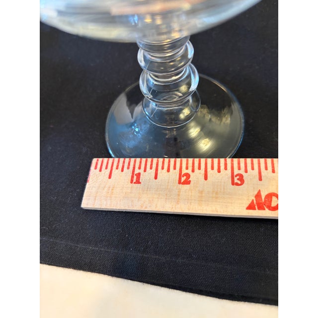 1930s Cambridge Imperial Fox Hunt Scene Glass Goblets Tally Ho Hay Day - Set of 9 For Sale - Image 10 of 15