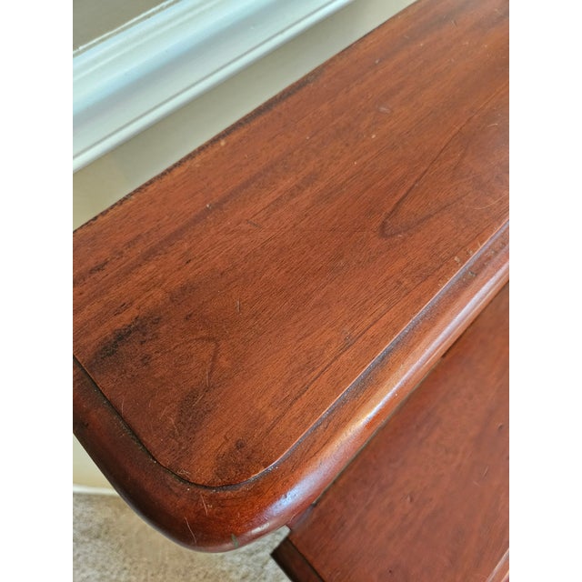 Late 20th Century Edwardian Style Library Steps For Sale - Image 10 of 11