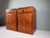 French Art Deco Oak Bedside Cabinets with Inset Marble Tops, 1930s, Set of 2 For Sale - Image 4 of 12