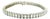 1990s 18k White Gold 16.32 Carat Emerald Cut Diamond Tennis Bracelet For Sale