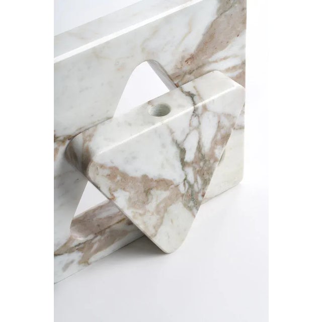 Contemporary Marble One Cut Vase by Moreno Ratti For Sale - Image 3 of 7