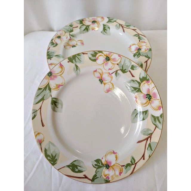 Fairfield Fine China Dogwood Pattern Dinnerware Plates, Set Of24 Chairish