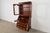 1970s Henkel Harris Georgian Solid Cherry Wood Drop Front Secretary Desk With Bookcase Hutch, 1970s For Sale - Image 5 of 12
