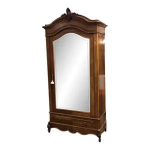 19th Century Antique French Louis XV Single Door Armoire