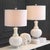 Modern Gourd Table Lamp in Off White - a Pair For Sale - Image 3 of 8