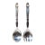 1920s Georg Jensen Acorn Sterling Silver Servers --2 Pieces 10.25" Long For Sale