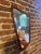 Shaped mirror with teak frame, 1960s