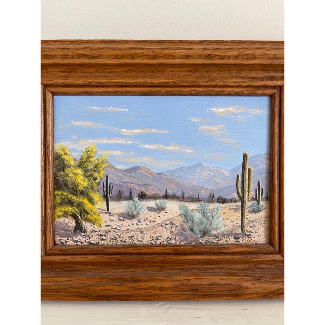 Small but beautiful acrylic signed painting. Actual painting is 5x7”, frame size is 8x10” Signed on lower right hand...