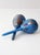 Blue Vintage Mid-Century Mexican Folk Art Maracas For Sale - Image 8 of 10