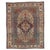 Antique Persian Mohtasham Kashan Carpet, Ivory ground, Ivory Border, Blue, Green For Sale - Image 18 of 18