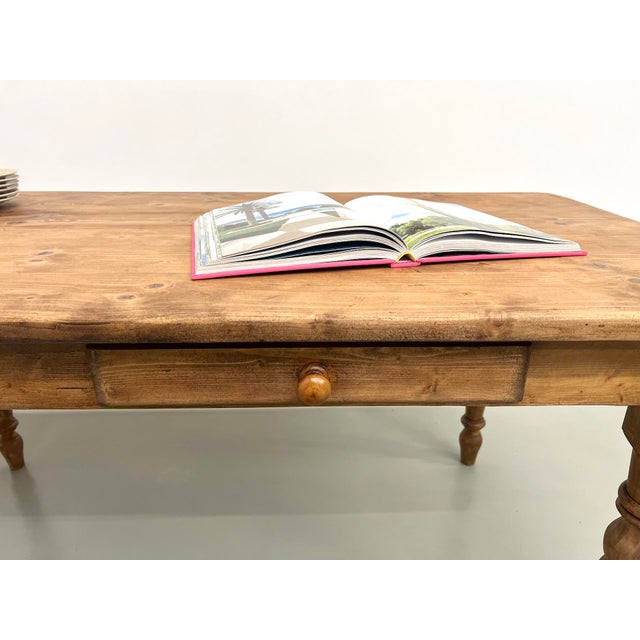 Pine Farm Dining Table, 1970s For Sale - Image 18 of 18