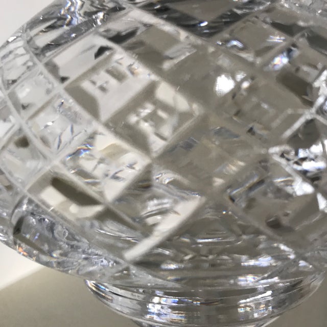 Waterford Crystal Hurricane Style Candle Holder 2 Piece Chairish