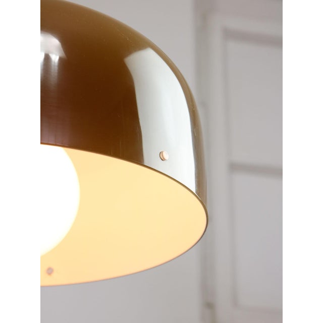 Mid-Century Modern Space Age Brown Pendant Lamp from Guzzini, 1960s For Sale - Image 3 of 18
