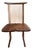 2000 Nakashima Woodworkers Conoid Chair in Figured Black Walnut & Hickory, Signed/Inscribed For Sale