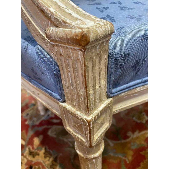 Set of Louis Xvi Style Cabriolet Armchairs For Sale - Image 3 of 8