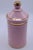 French Large Vintage French Pink Ceramic Apothecary Jar For Sale - Image 3 of 10