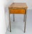 Mid 20th Century Student Oak & Iron Writing Table Slant Top Desk, France, 1950s For Sale - Image 4 of 12