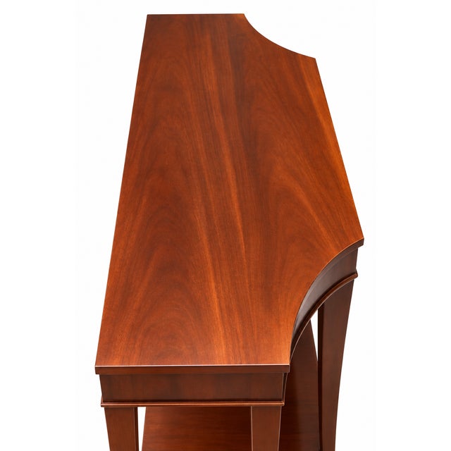 Baker Furniture Company Barbara Barry for Baker Furniture Modern Mahogany Console Sofa Entryway Table For Sale - Image 4 of 5