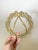 Traditional Vintage Brass Wreath and Bow Trivet For Sale - Image 3 of 4