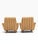 Wood Pair of Danish Modern Lounge Chairs | Sculptural Flared Arms in Woven Tweed | Tapered Wood Legs | C. 1960s For Sale - Image 7 of 16