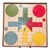 Antique French Jeu des Pingouins Framed Board Game Art 16x17 For Sale