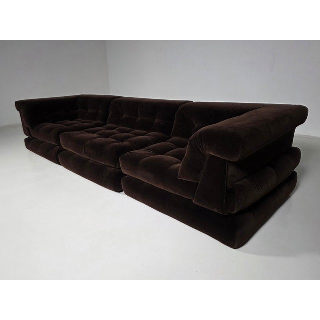 Mah Jong Sofa by Hans Hopfer for Roche Bobois, 1970s, Set of 11 For Sale - Image 4 of 11