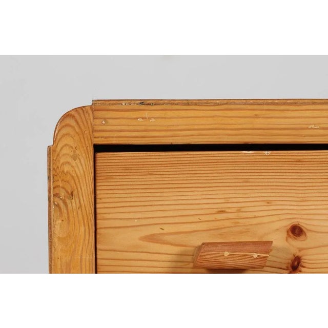 Wood Art Deco Danish Dresser in Pine, 1940s For Sale - Image 7 of 9