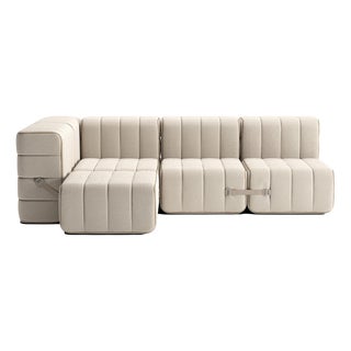 3-Seater Modular Sofa in Sera Fabric by Ambivalenz, Set of 9 For Sale