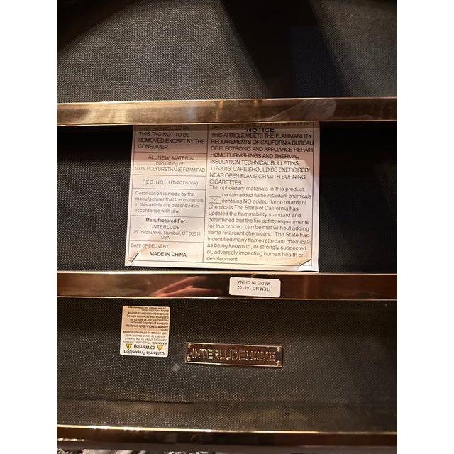 Contemporary Interlude Home Darcy Counter Stools For Sale - Image 3 of 5