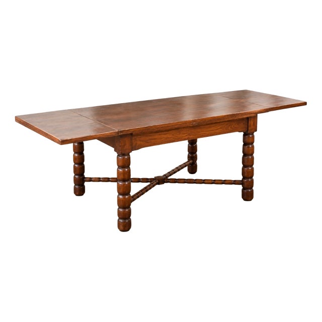 Extendable Dining Table by Charles Dudouyt, 1940 For Sale