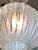 Angelo Brotto Italian 1960s Satin and Clear Glass Shade Pendant Lights For Sale - Image 10 of 10