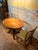 Antique Biedermeier Italian Burl Walnut and Maple Oval Dining Table with Faceted Pedestal, 1800s For Sale - Image 14 of 17