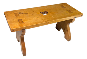 Vintage Footstool in Wood