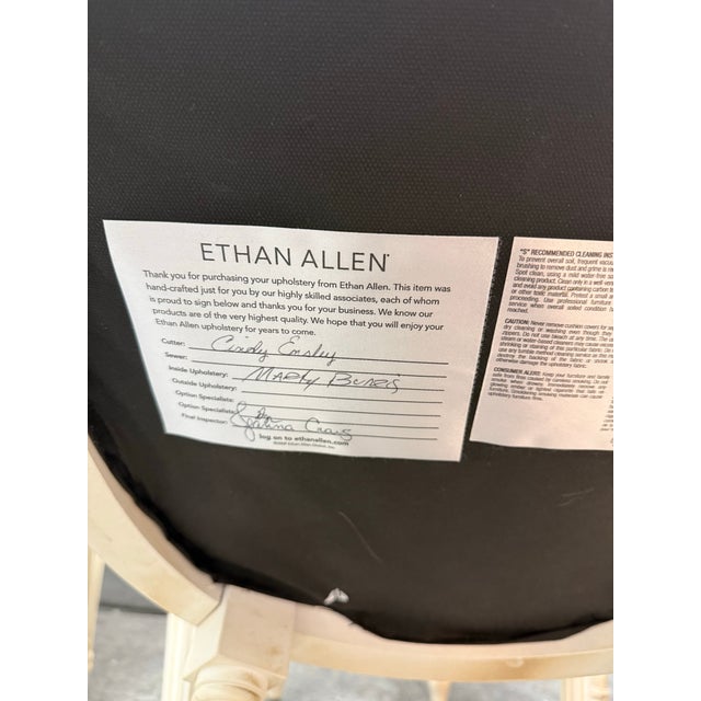 Ethan Allen Louis XVI-Style Side Chairs, Set of Four For Sale In San Francisco - Image 6 of 12