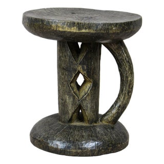 Tonga Stool in Wood For Sale