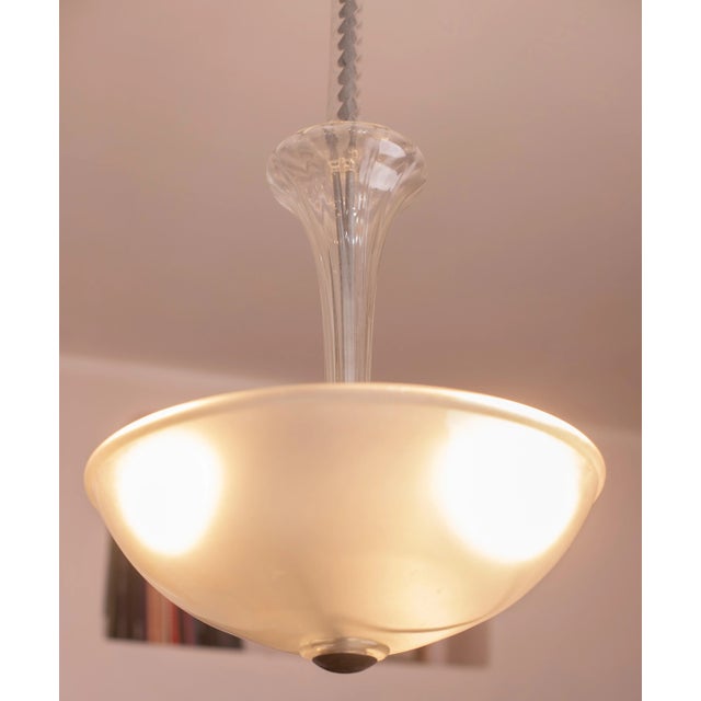Glass Elegant Barovier and Toso Pendant, 1960s For Sale - Image 7 of 13