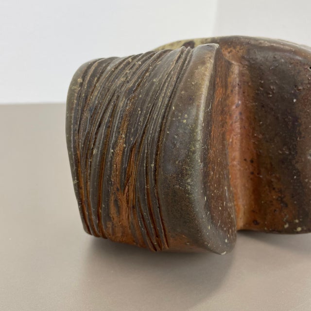 1980s Abstract Ceramic Studio Pottery Object from Horst Kerstan, Kandern, Germany, 1980s For Sale - Image 5 of 18