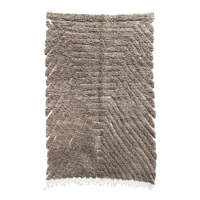 Moroccan Beni Ouarain Rug in Wool, 1990 For Sale