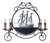 Wrought Iron Sailing Ship Frigate Hanging Lamp For Sale