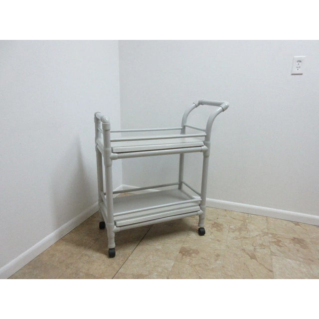 Vintage Mid-Century Outdoor Bar Cart For Sale - Image 4 of 11