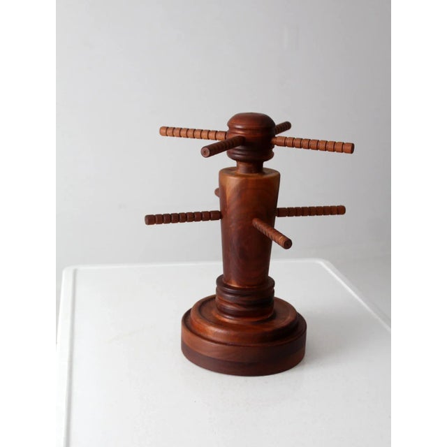 Wood Antique Wood Display Stand For Sale - Image 7 of 12